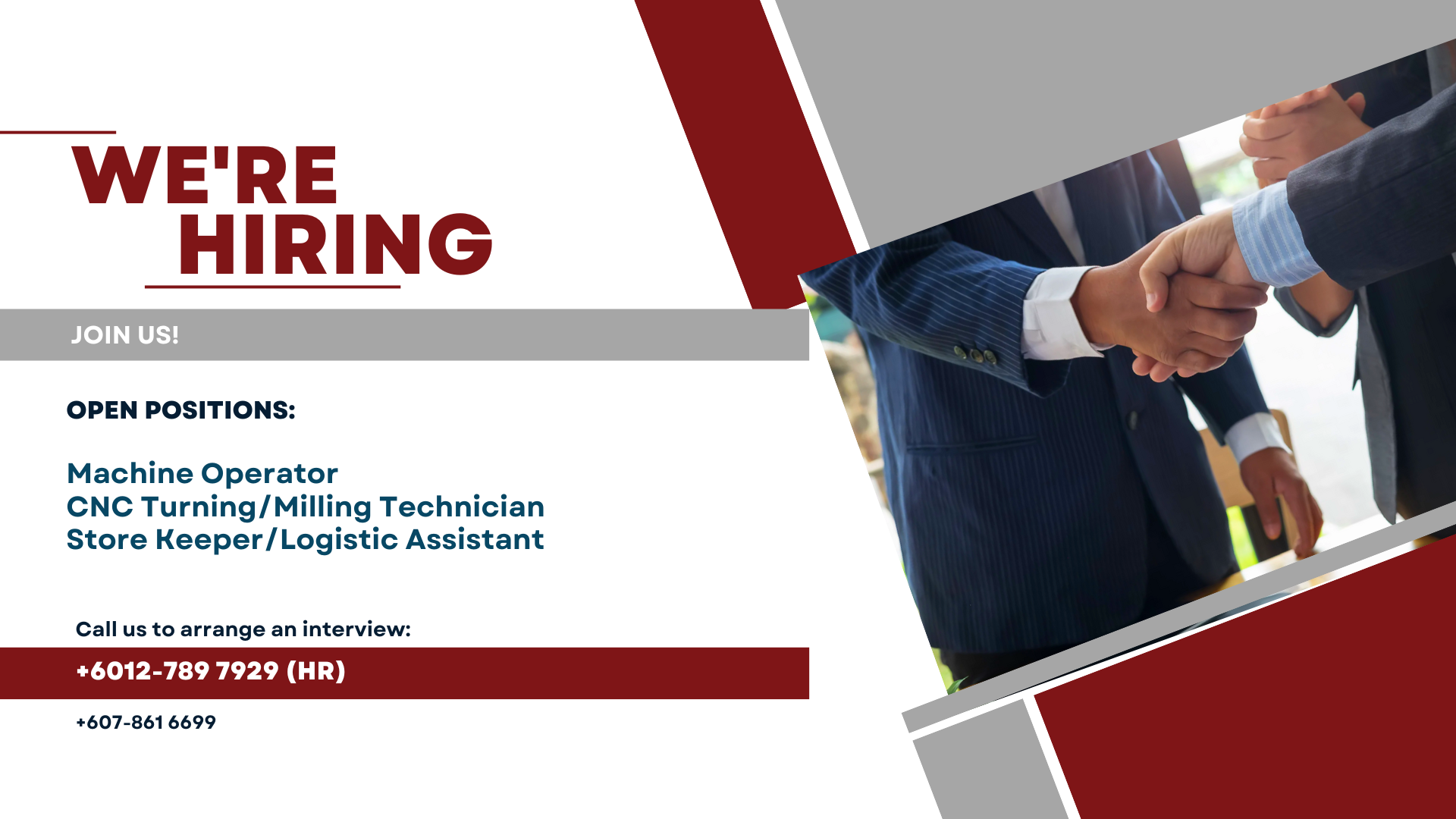 join us vacancy